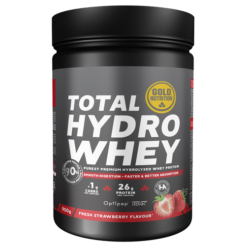 Total Hydro Whey  Morango 900g - Goldnutrition