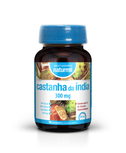 Naturmil - Castanha da Índia 300mg 90 comprimidos